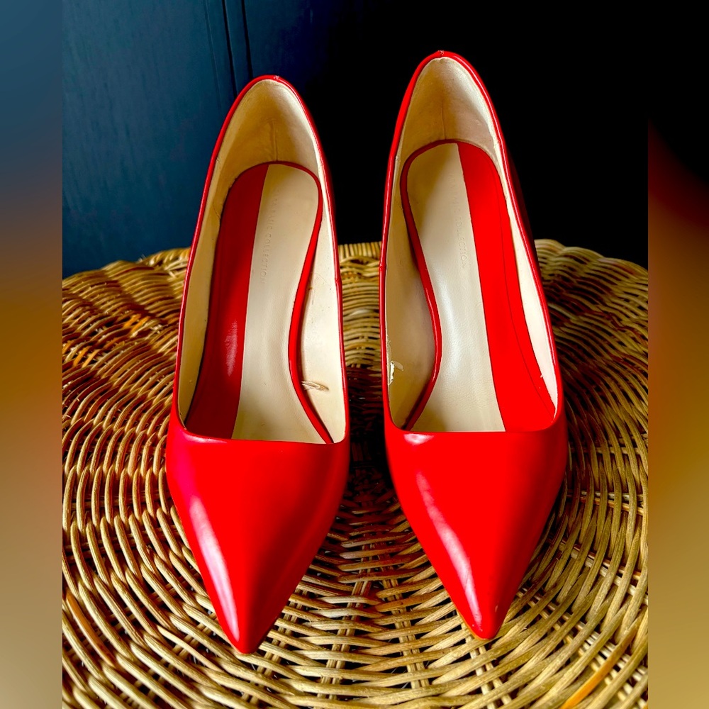 Real leather zara heel